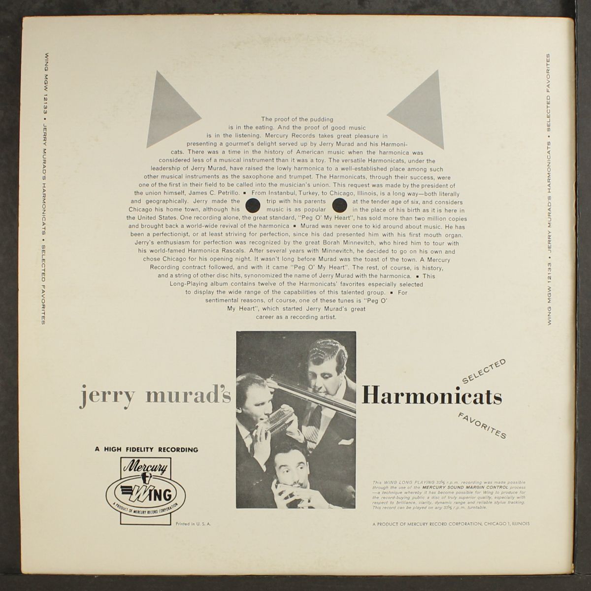 selected favorites by JERRY MURAD'S HARMONICATS