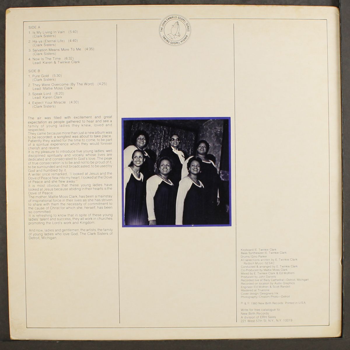 is my living in vain by CLARK SISTERS