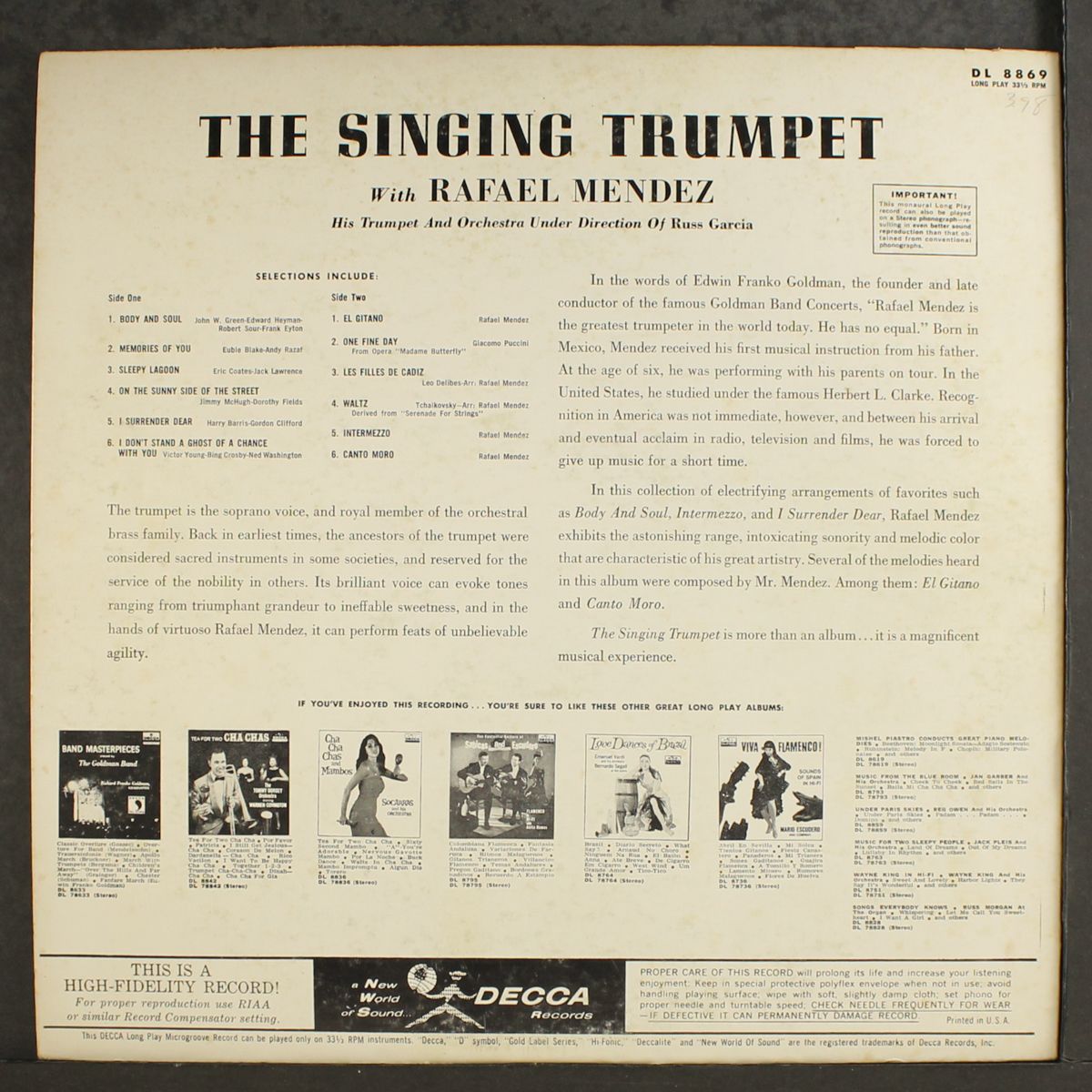 the singing trumpet by RAFAEL MENDEZ