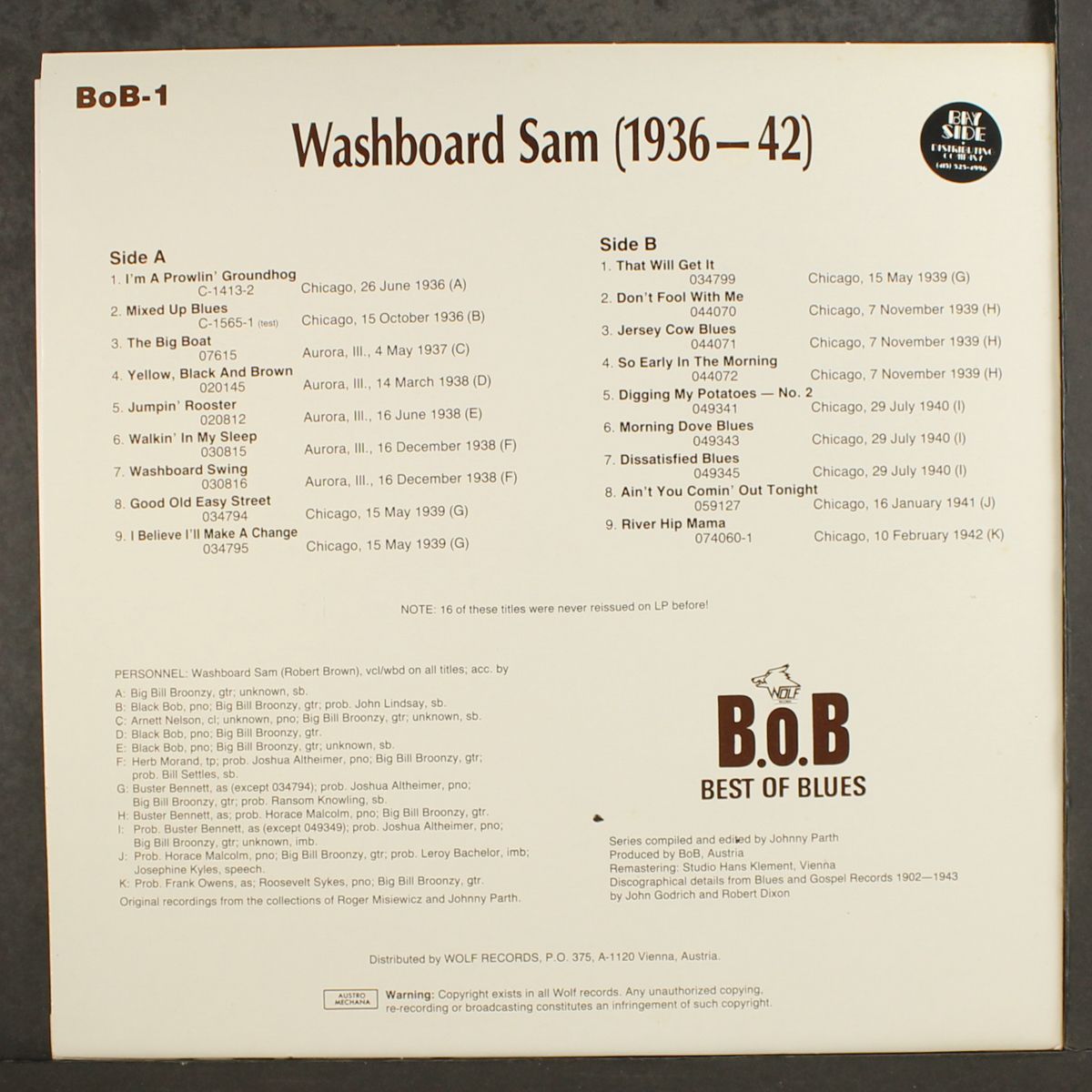 1936-1942 by WASHBOARD SAM