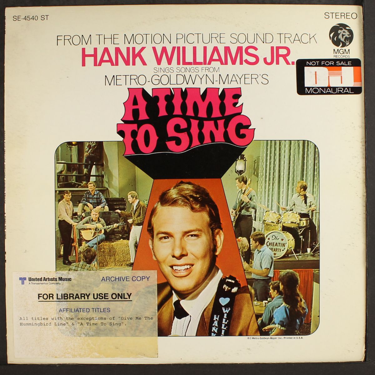 a time to sing soundtrack by HANK WILLIAMS, JR.