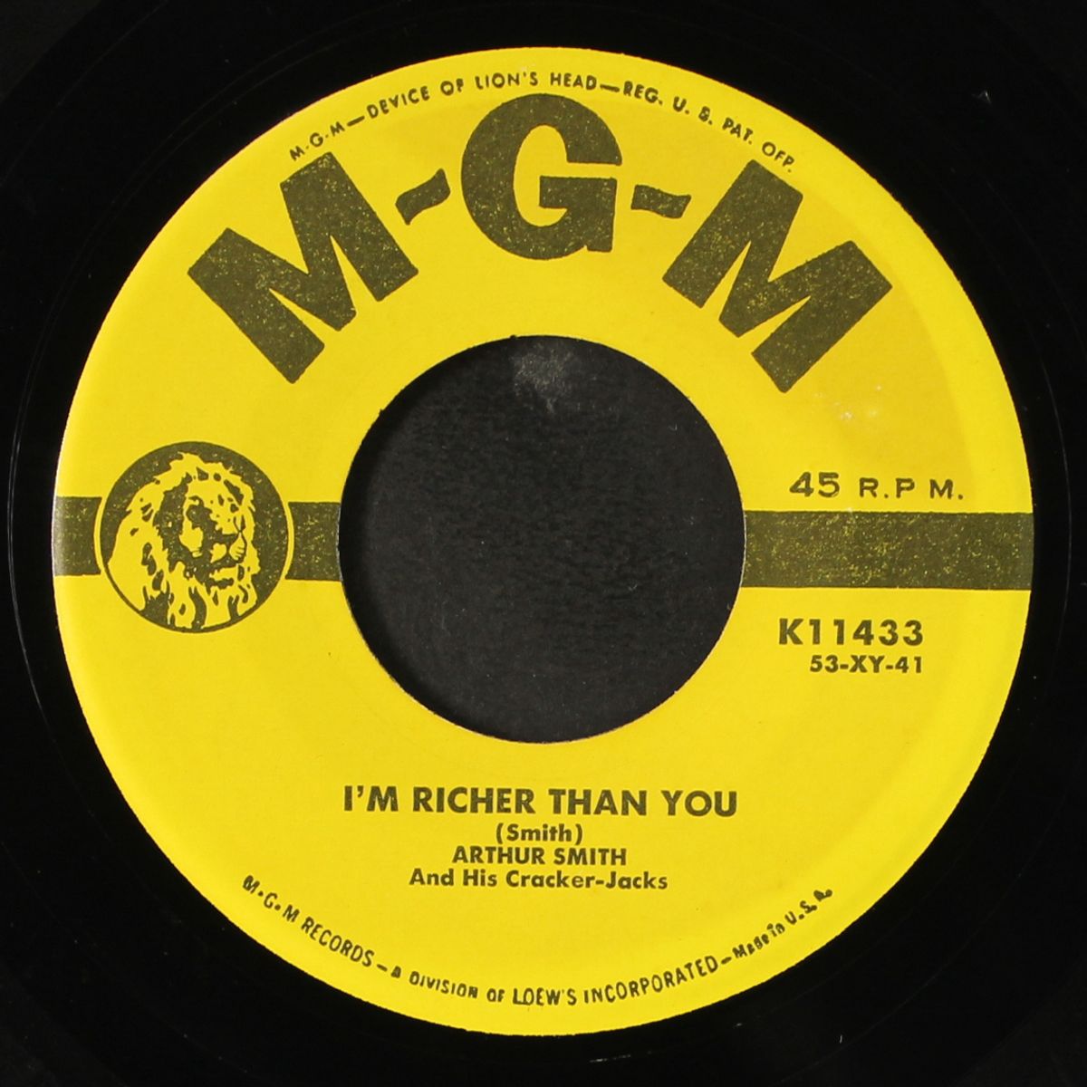 in memory of hank williams / i'm richer than you by ARTHUR SMITH