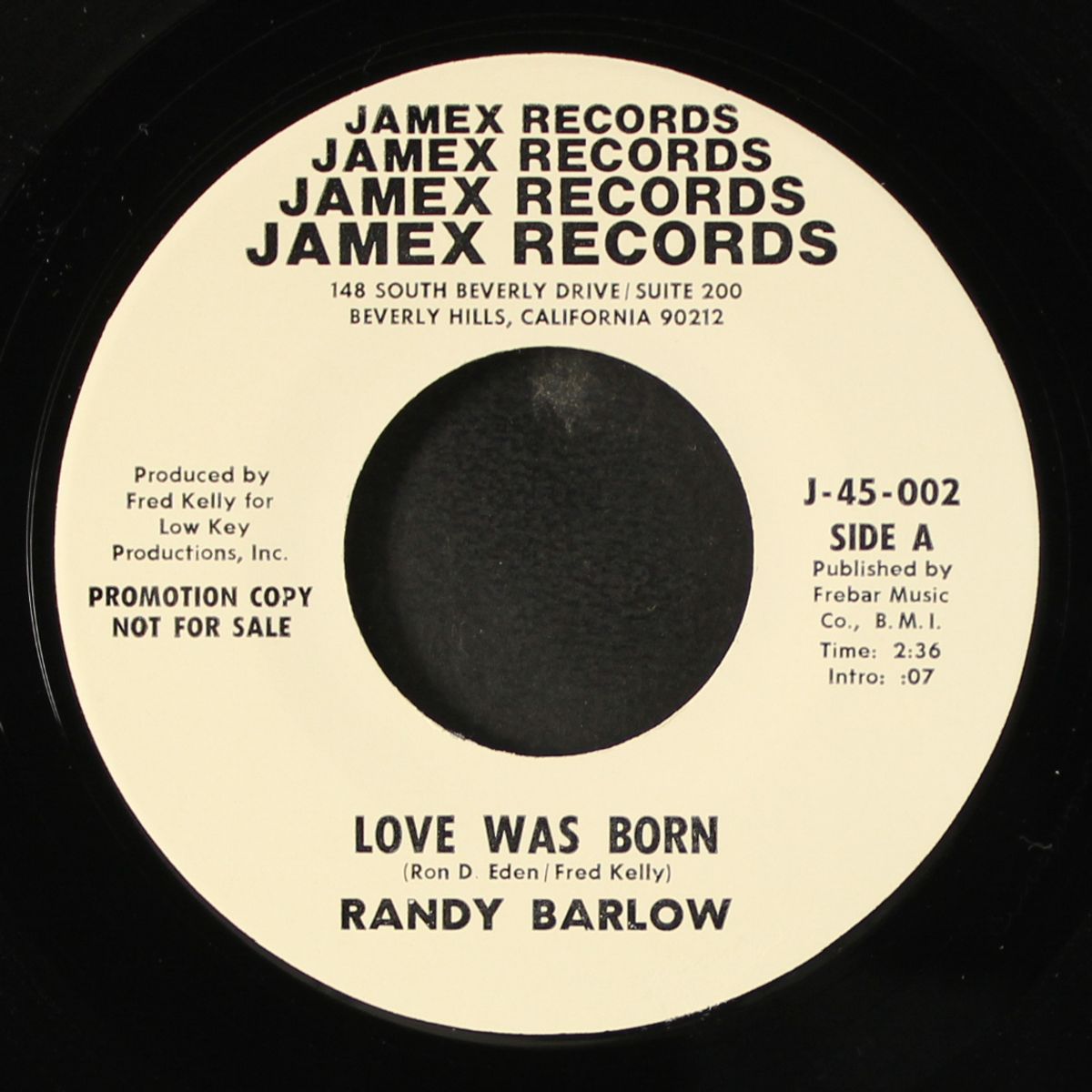 love was born / same by RANDY BARLOW