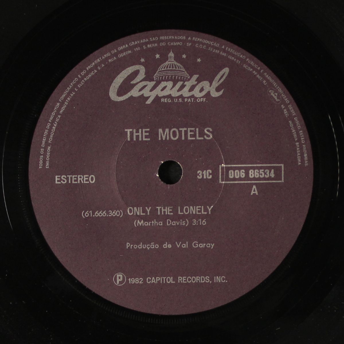 only the lonely / change my mind by MOTELS