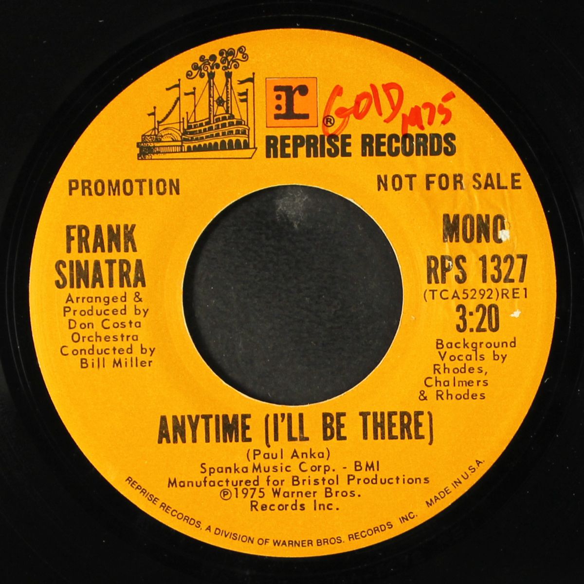 anytime (i'll be there) / mono by FRANK SINATRA