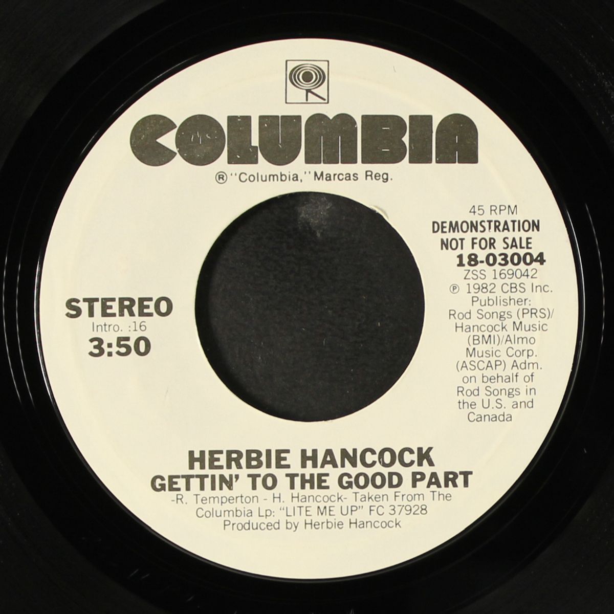 gettin' to the good part / same by HERBIE HANCOCK
