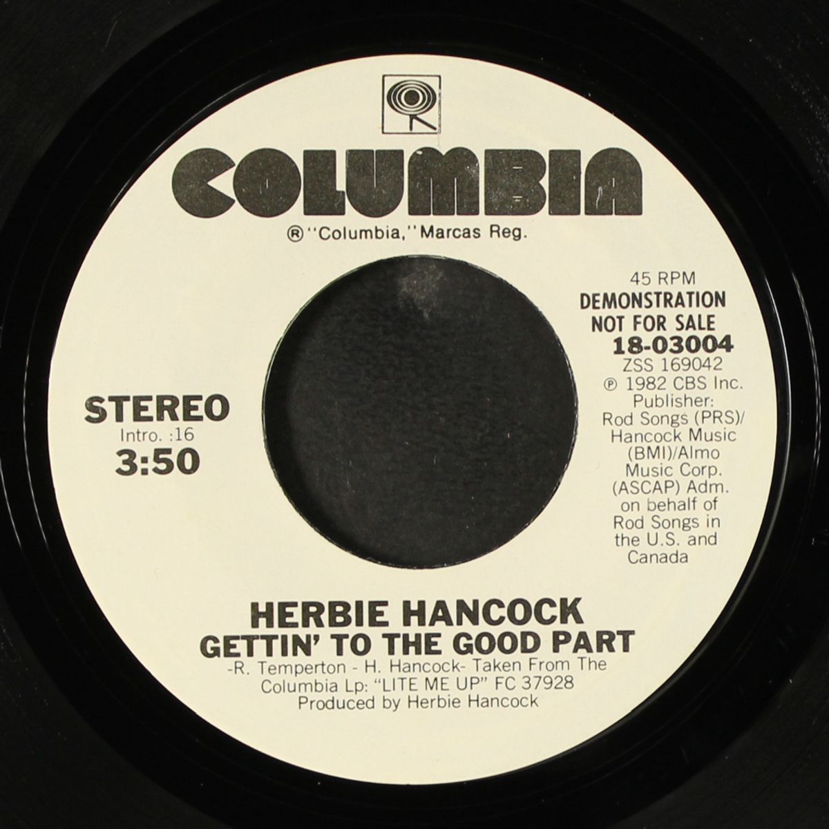 gettin' to the good part / same by HERBIE HANCOCK