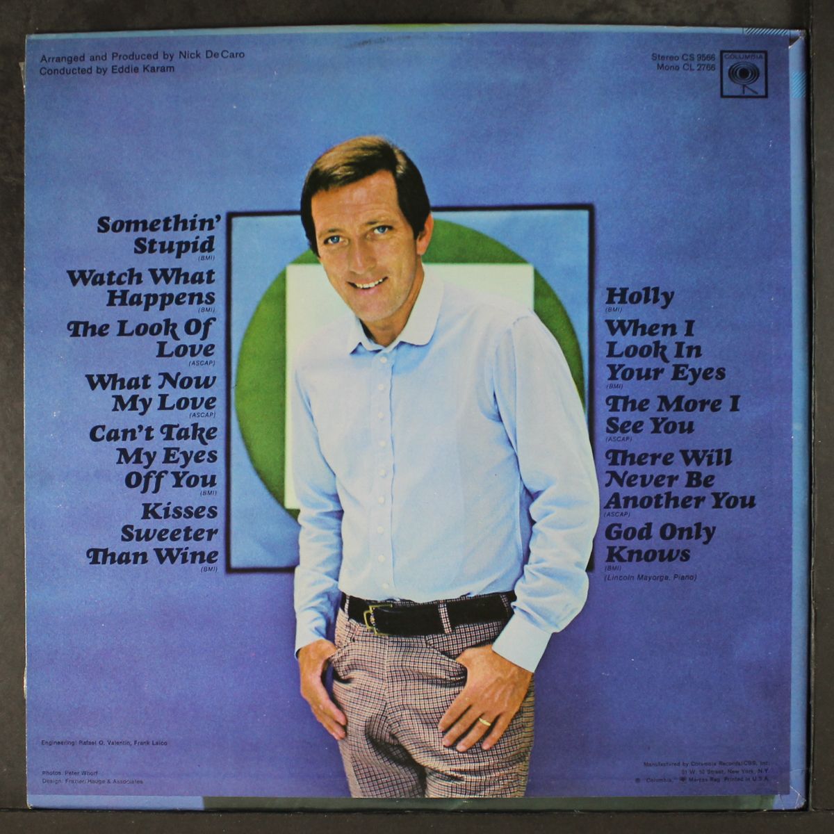 love, andy by ANDY WILLIAMS
