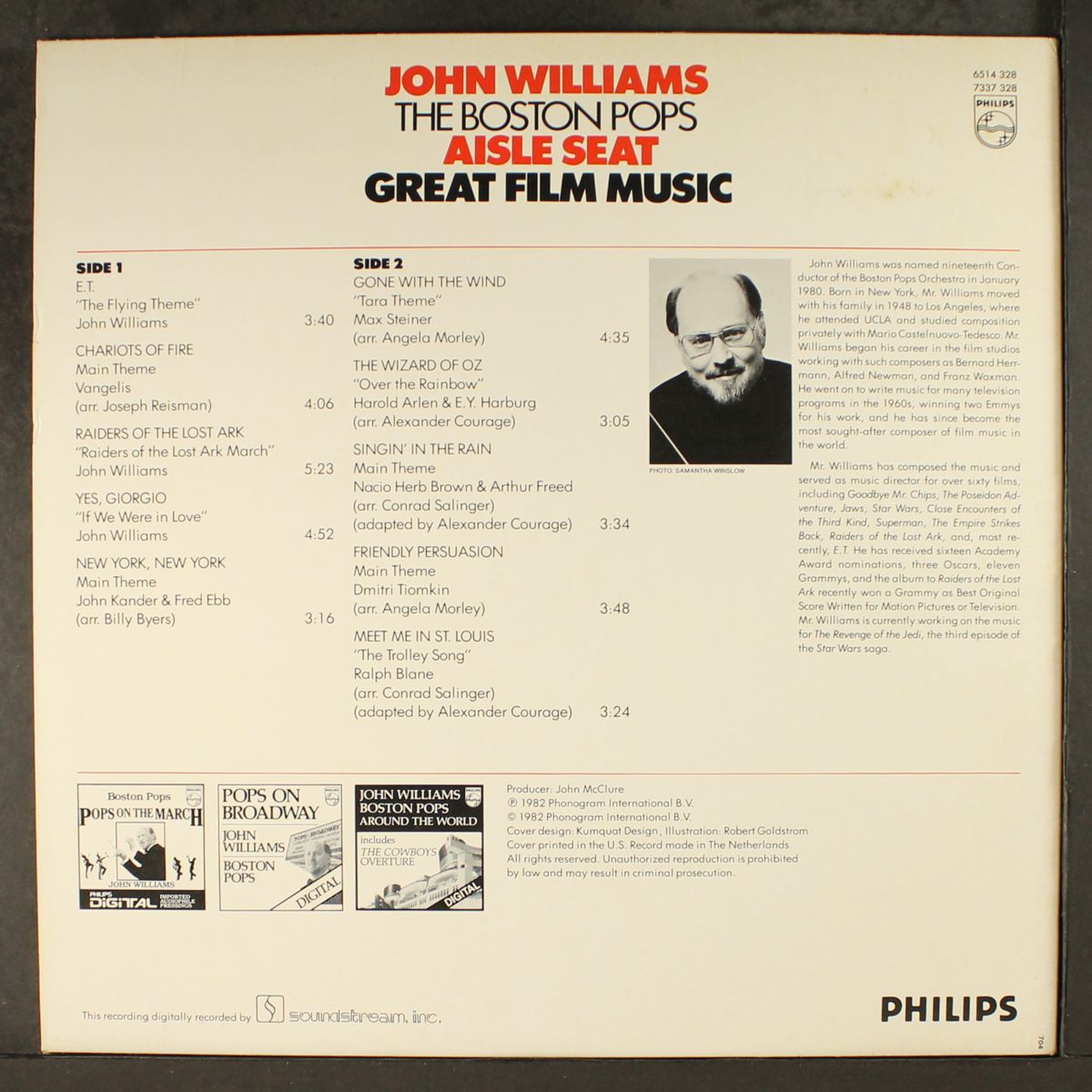 aisle seat by JOHN WILLIAMS & BOSTON POPS