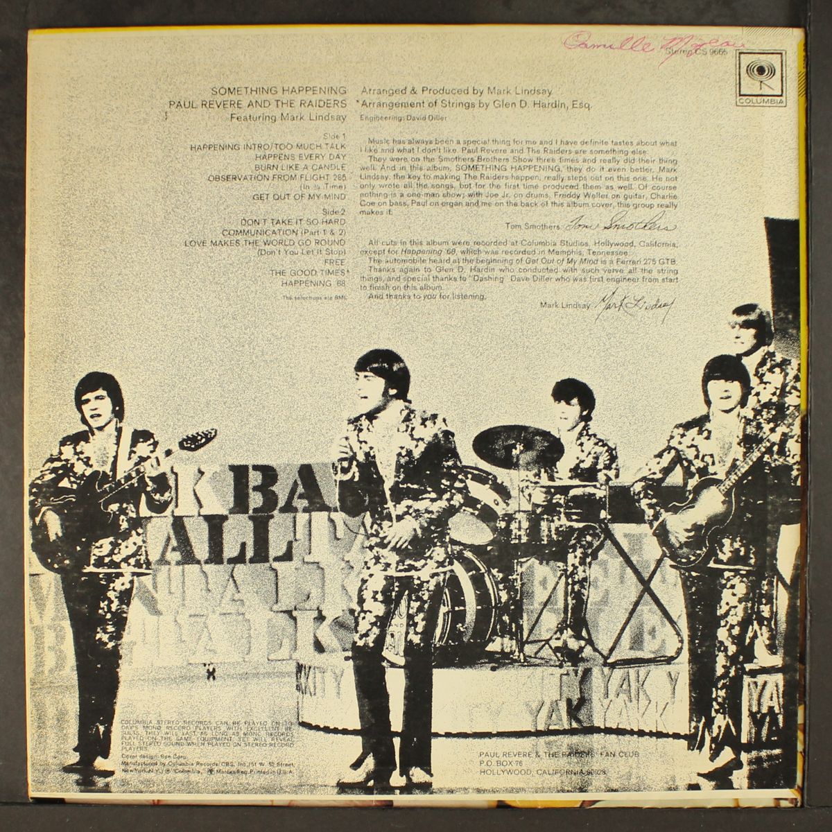 something happening by PAUL REVERE & RAIDERS