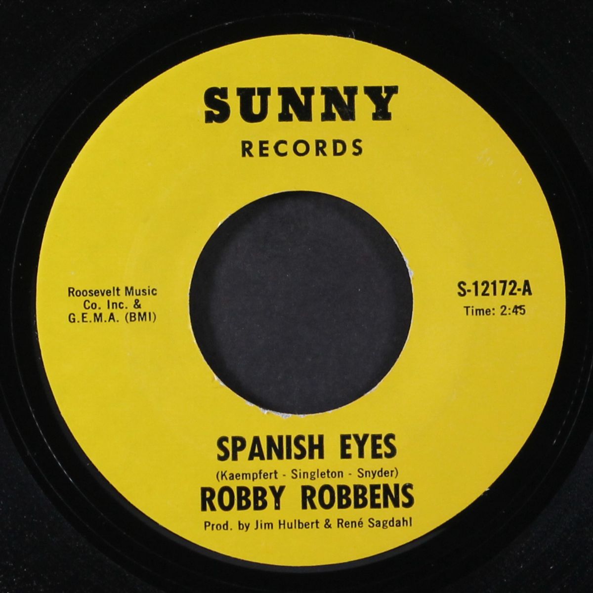 spanish eyes / give me a reason by ROBBY ROBBENS