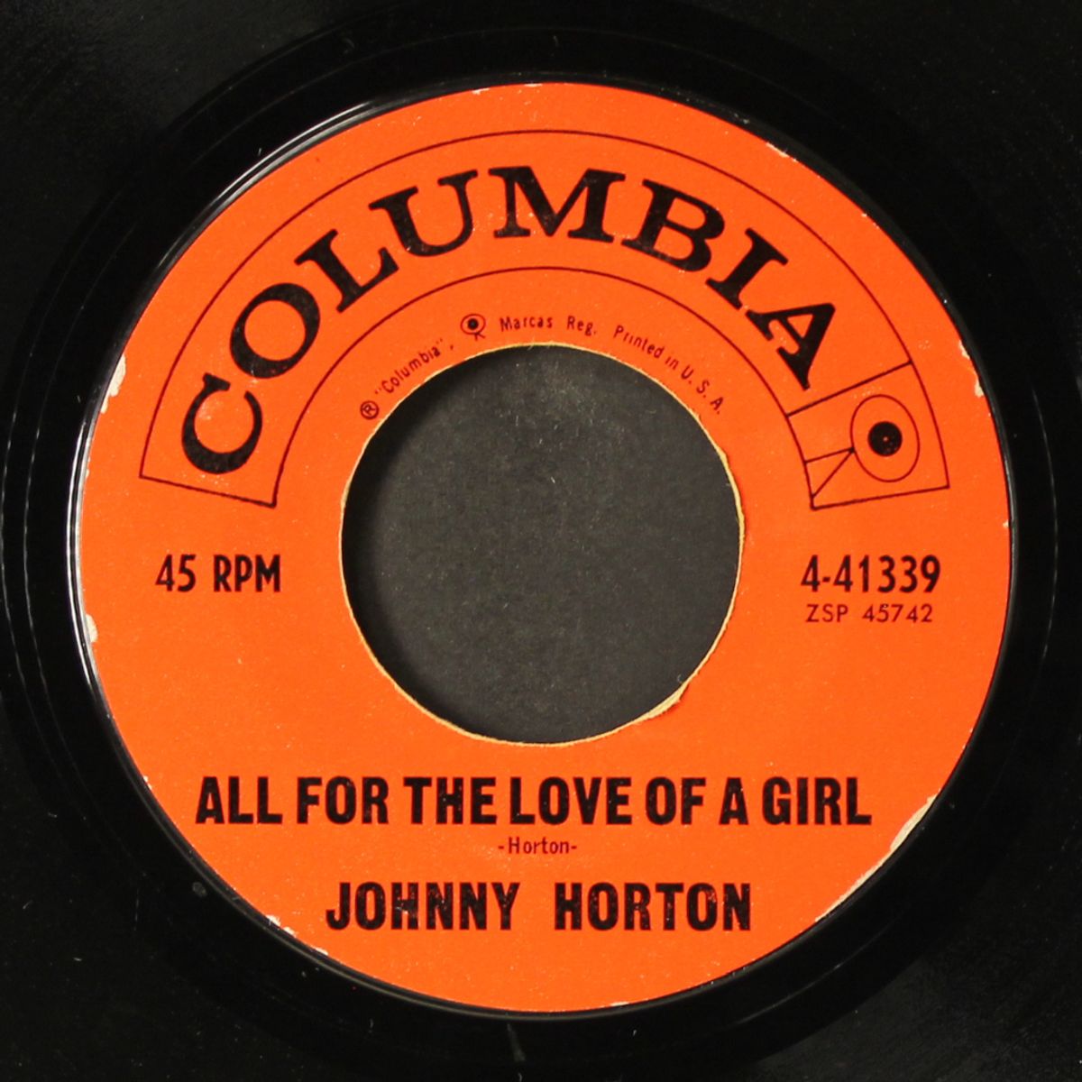 the battle of new orleans / all for the love of a girl by JOHNNY HORTON