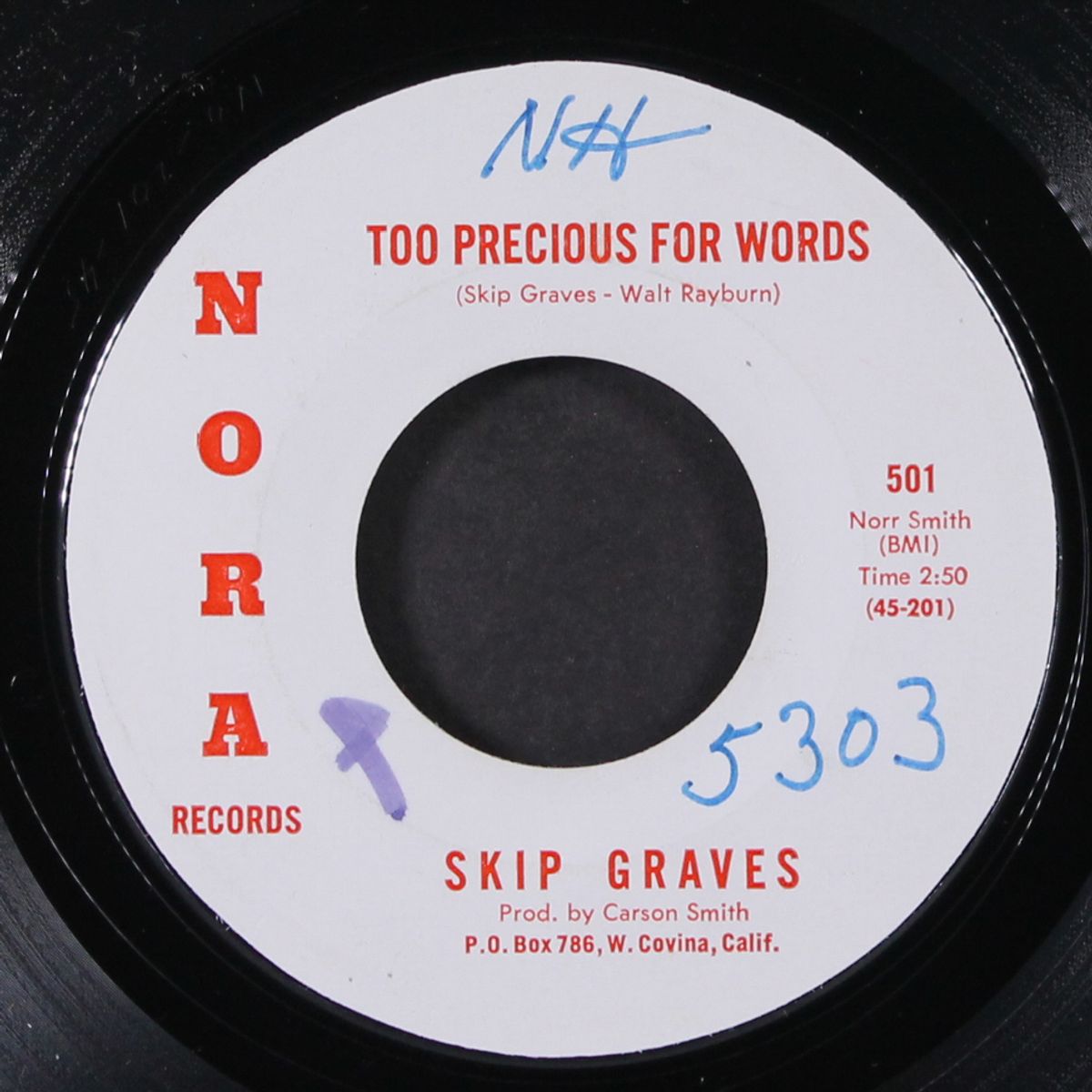 too precious for words / if this ain't love by SKIP GRAVES