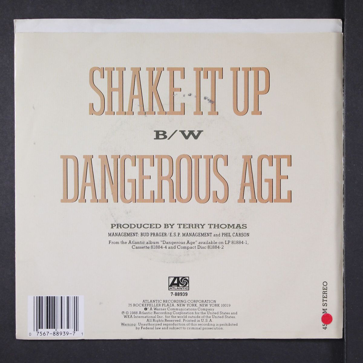 shake it up / same by BAD COMPANY