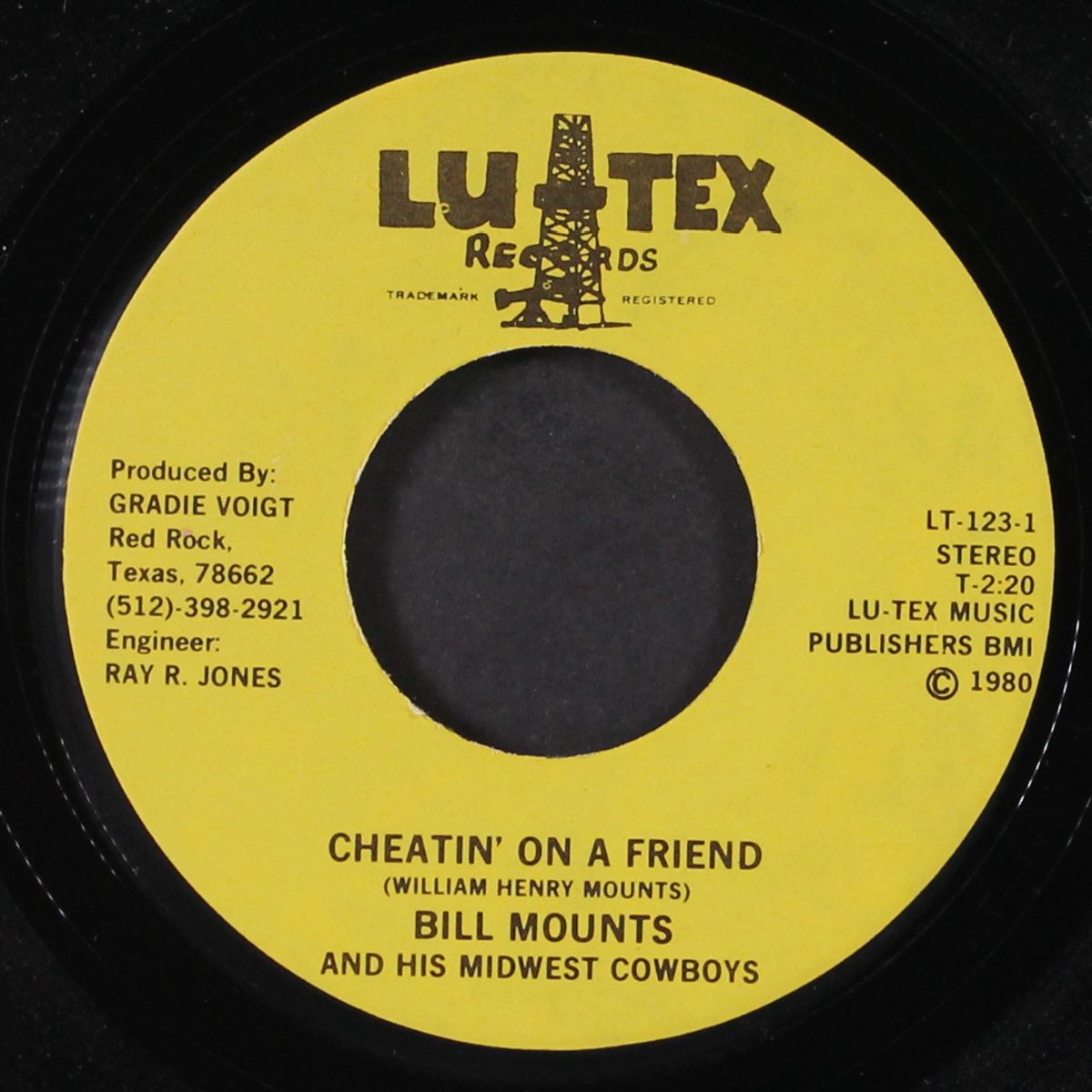 i love texas / cheatin' on friend by BILL MOUNTS