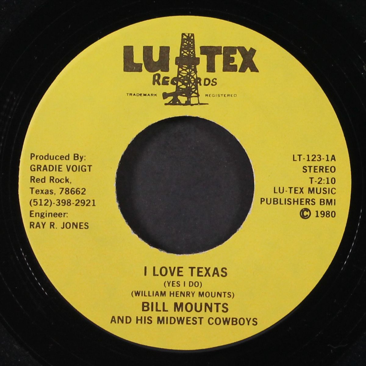 i love texas / cheatin' on friend by BILL MOUNTS