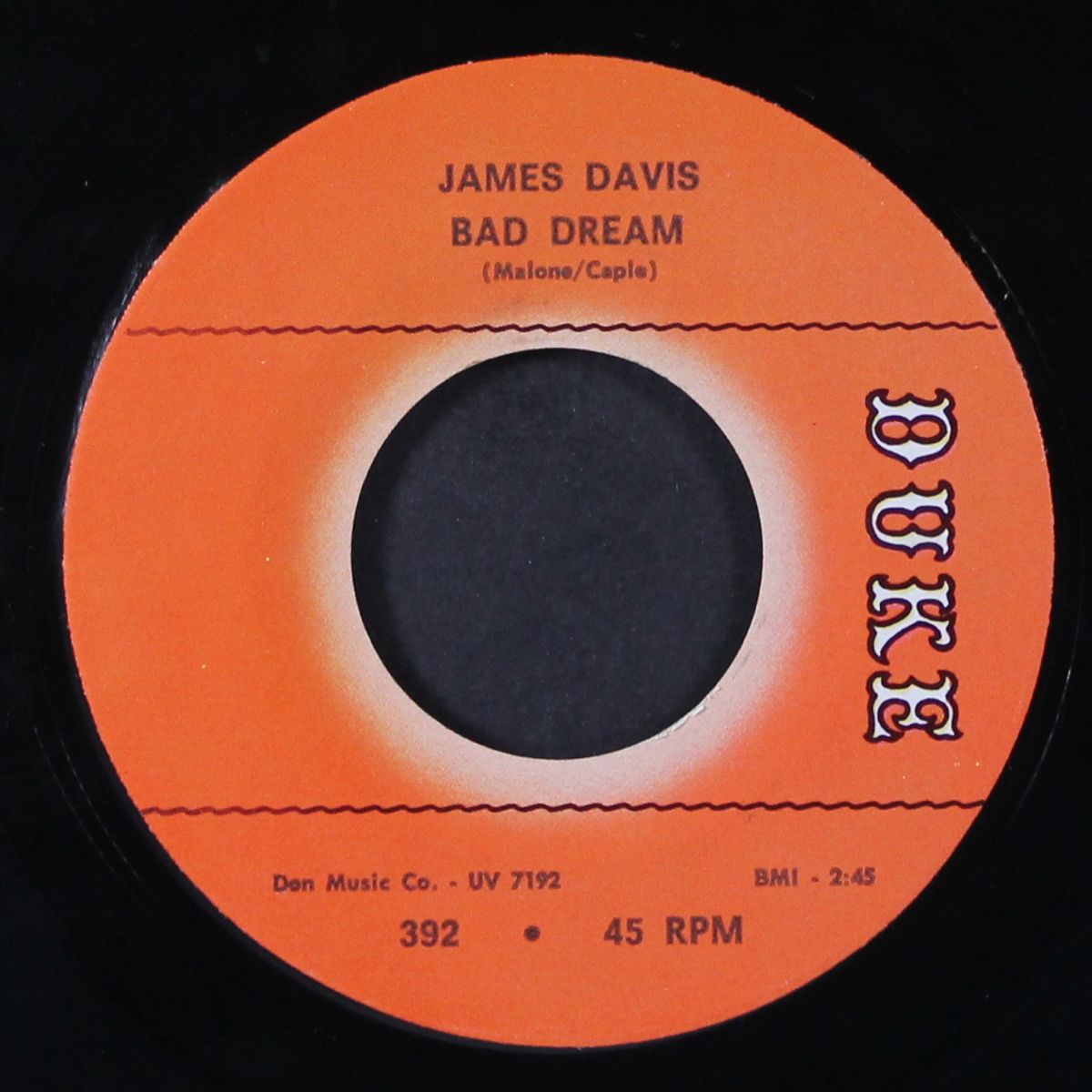 ain't it great / bad dream by JAMES DAVIS
