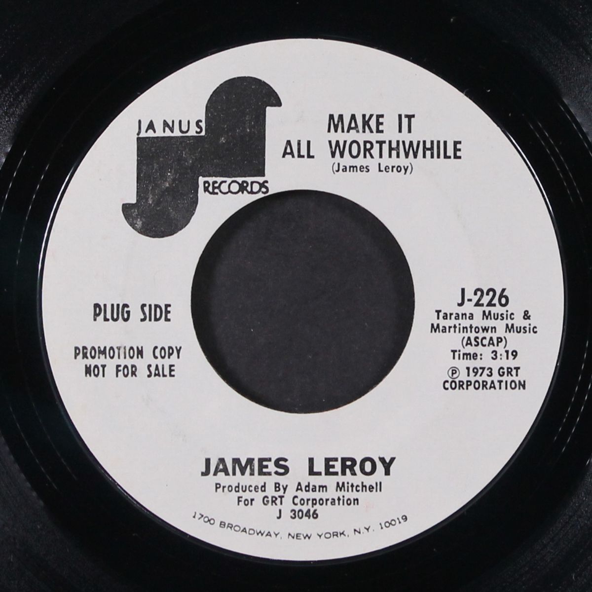 make it all worthwhile by JAMES LEROY