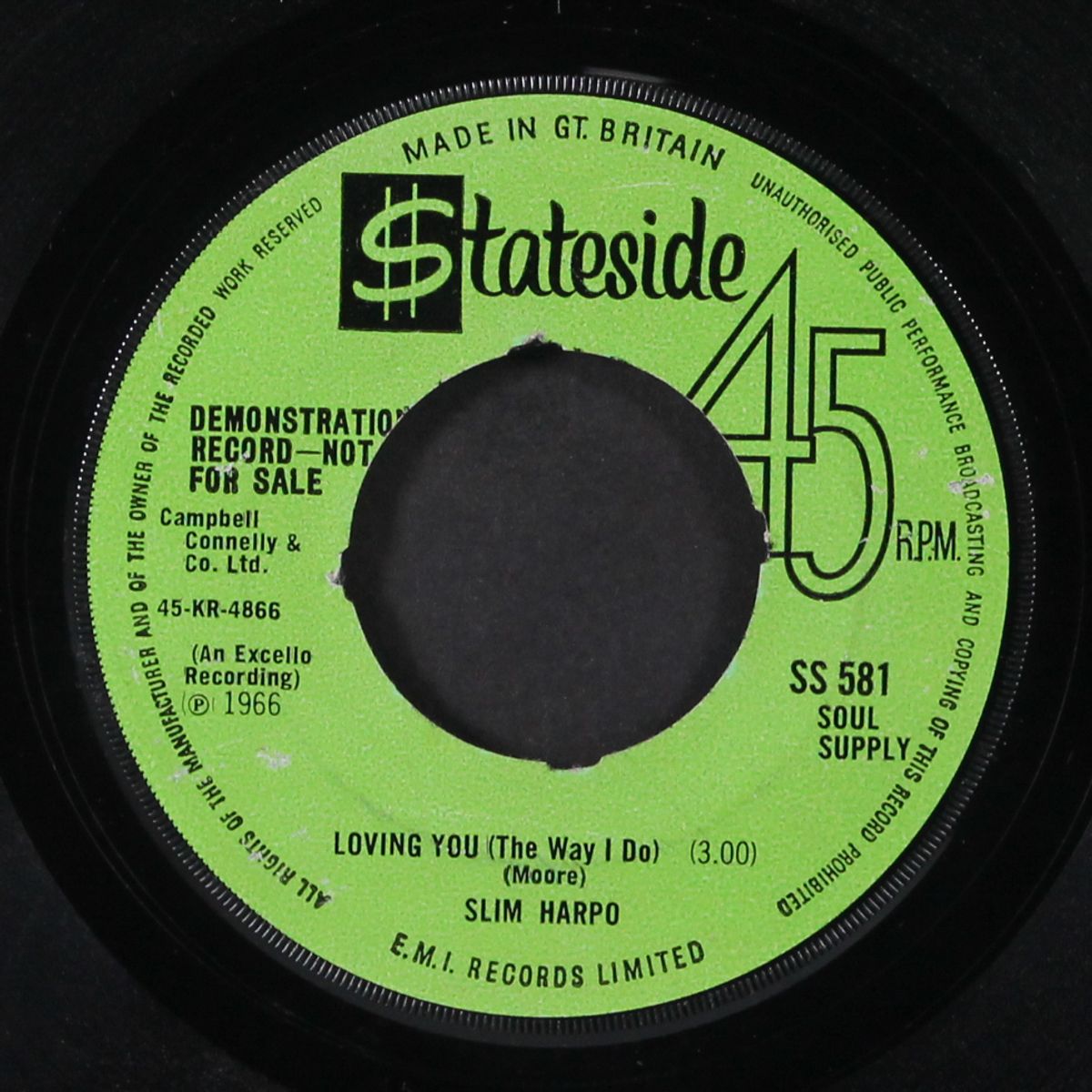 i'm your bread maker baby / loving you by SLIM HARPO
