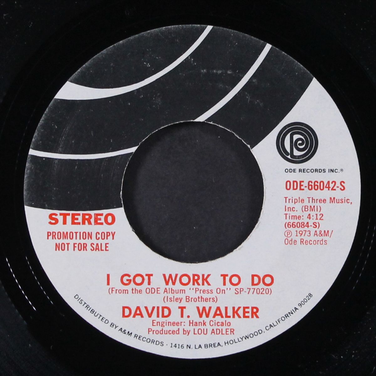 i got work to do by DAVID T. WALKER