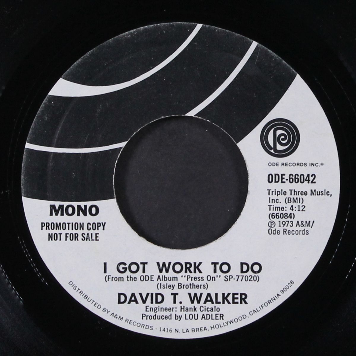 i got work to do by DAVID T. WALKER