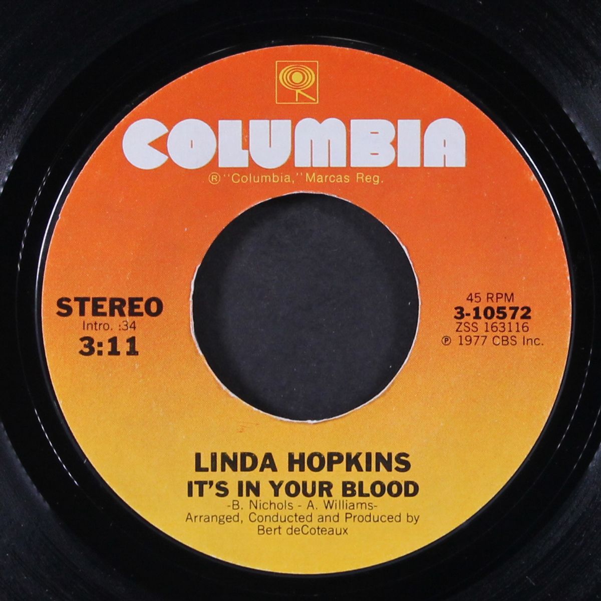 it's in your blood / i'm a happy child by LINDA HOPKINS