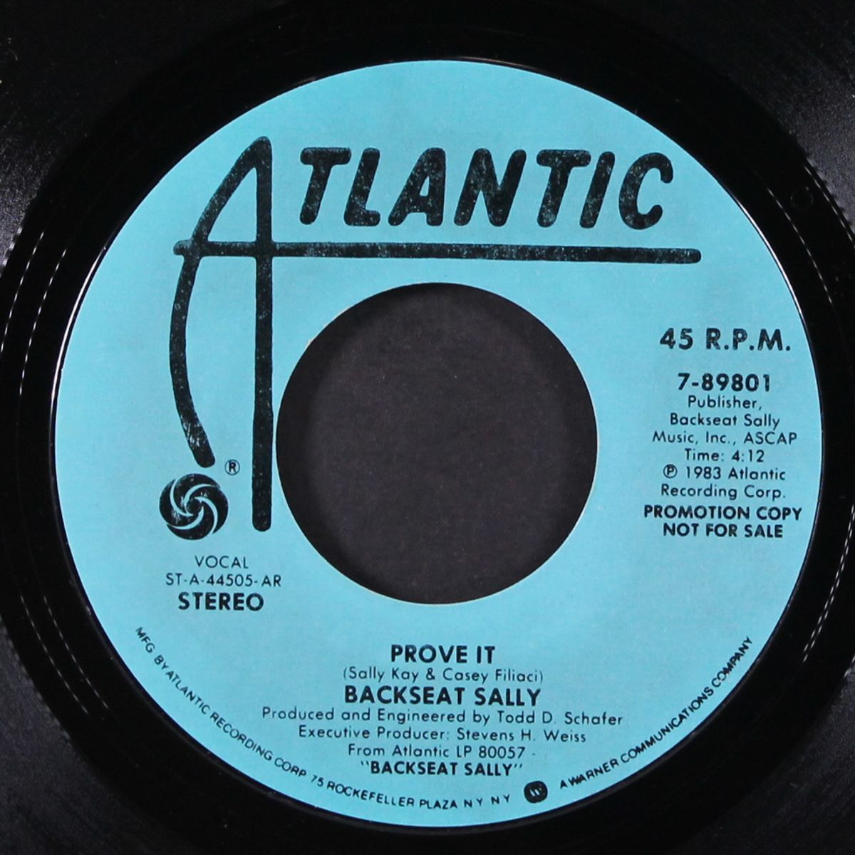 prove it by BACKSEAT SALLY