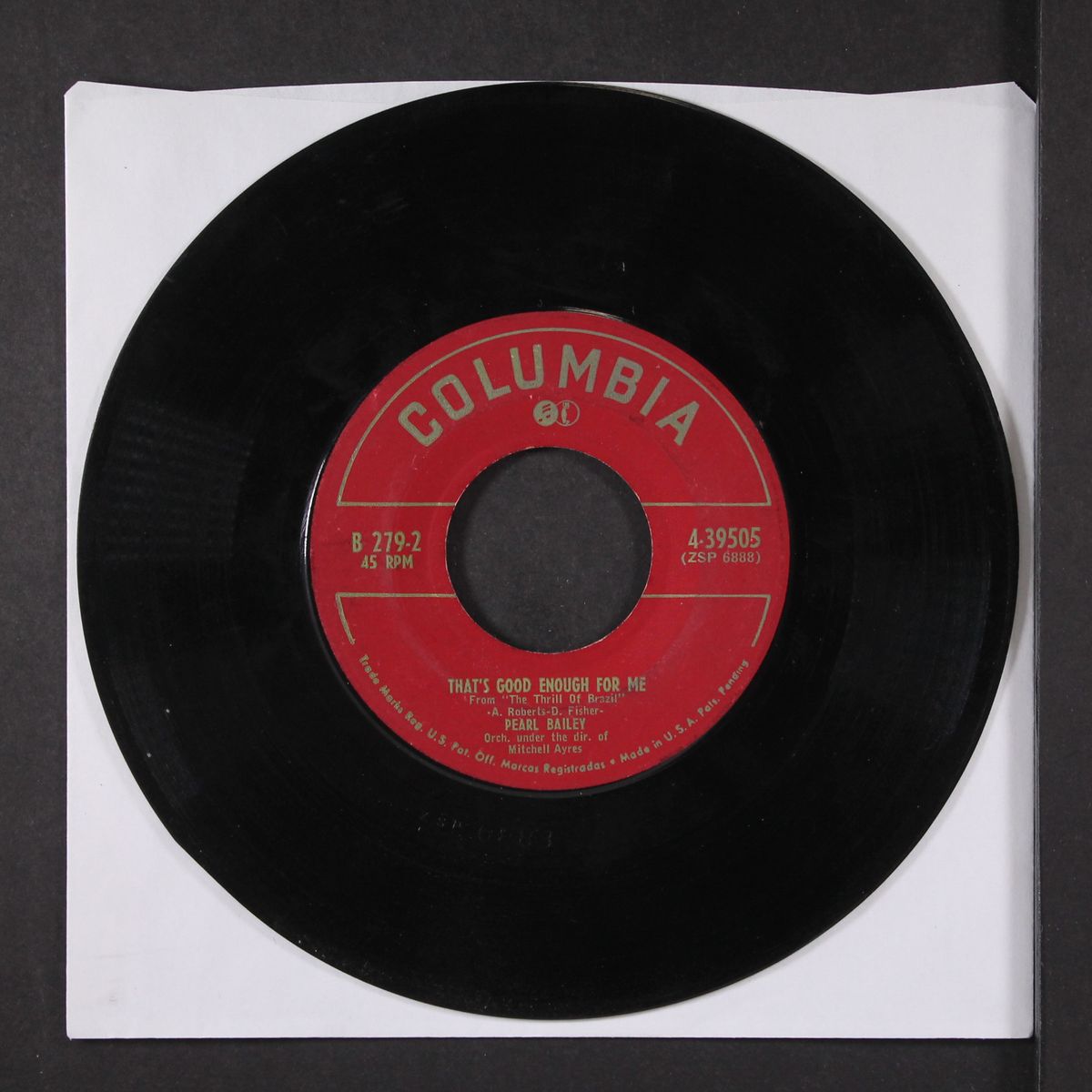 entertains by PEARL BAILEY