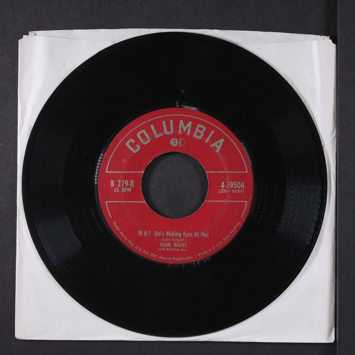 entertains by PEARL BAILEY