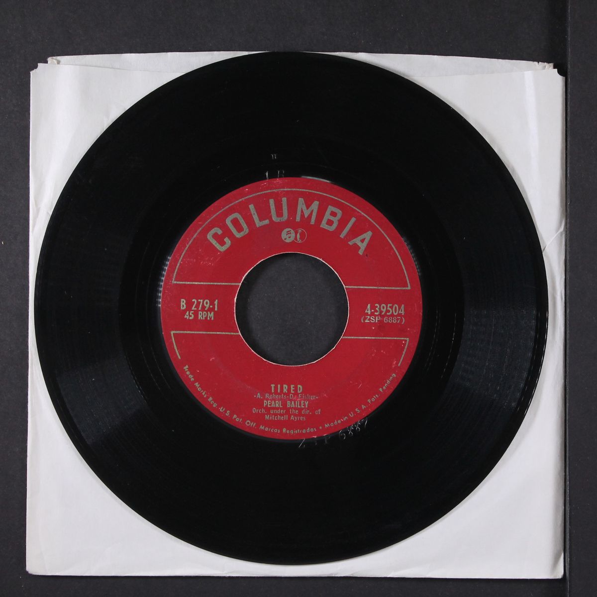 entertains by PEARL BAILEY