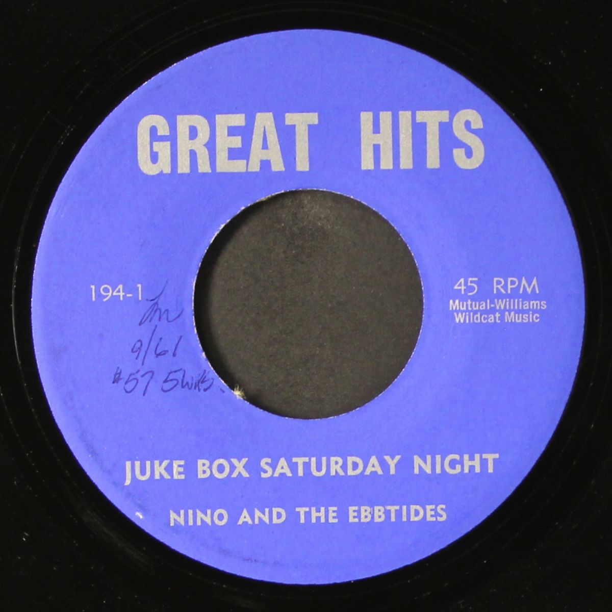 those oldies but goodies / juke box saturday night by NINO & EBBTIDES