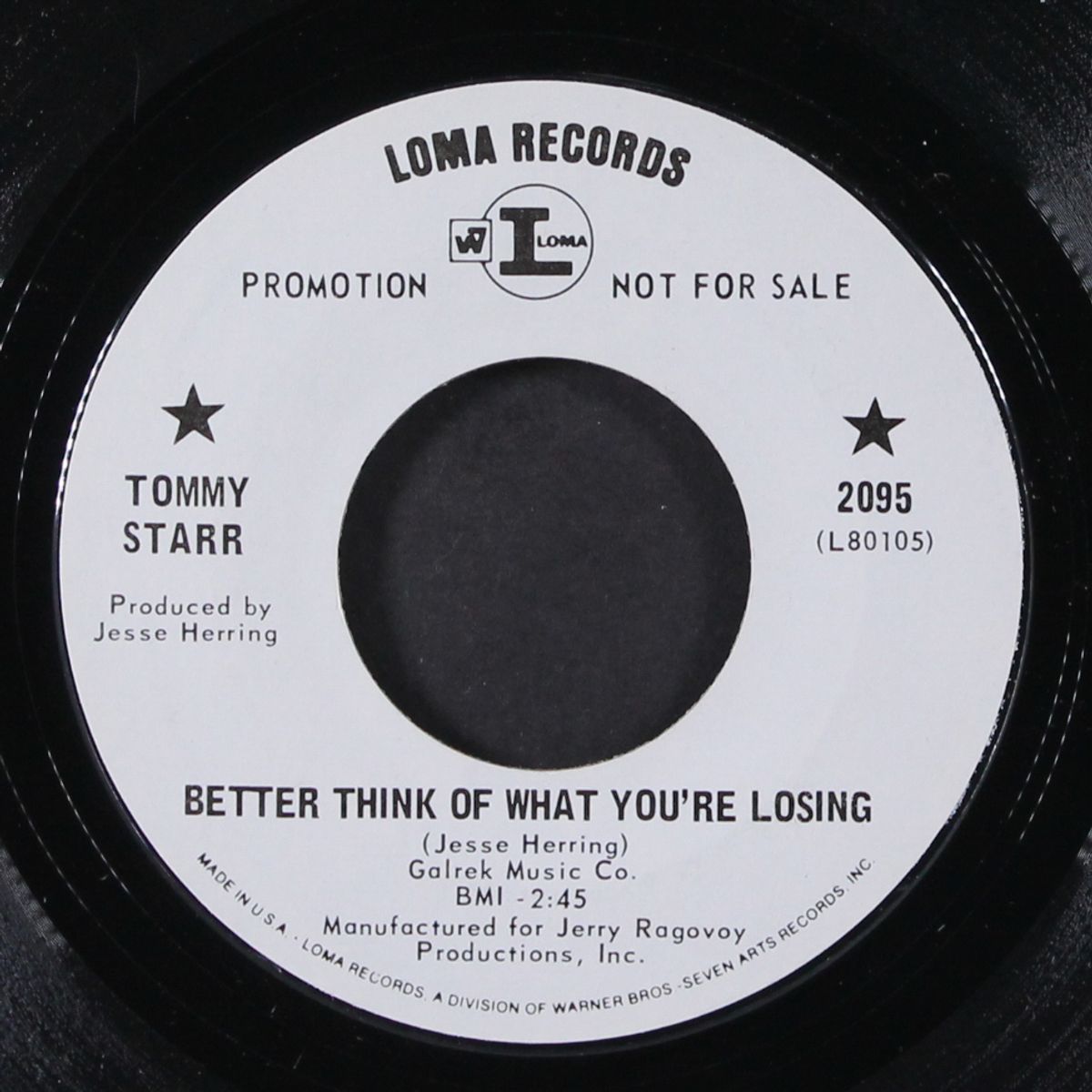 better think of what you're losing / love wheel by TOMMY STARR