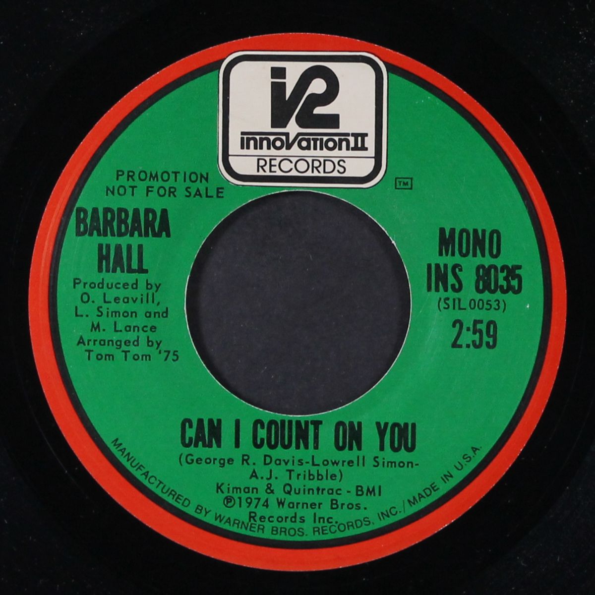 can i count on you / mono by BARBARA HALL