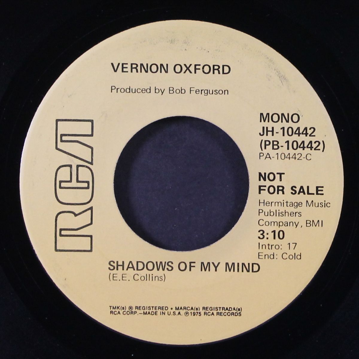 shadows of my mind by VERNON OXFORD