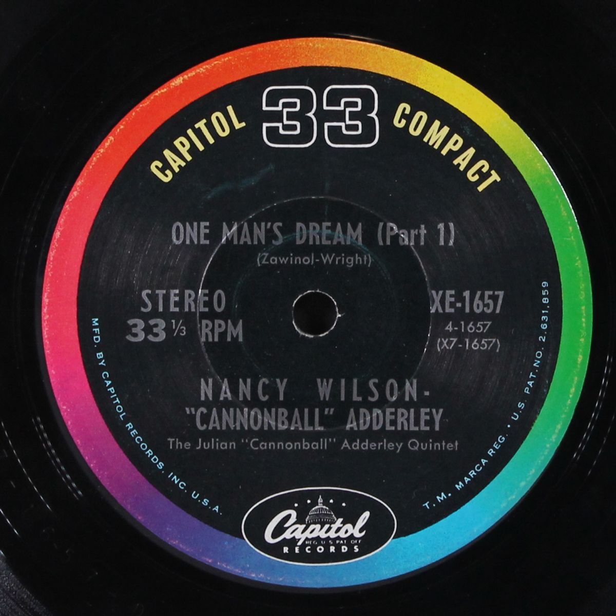 one man's dream by NANCY WILSON & CANNONBALL ADDERLEY