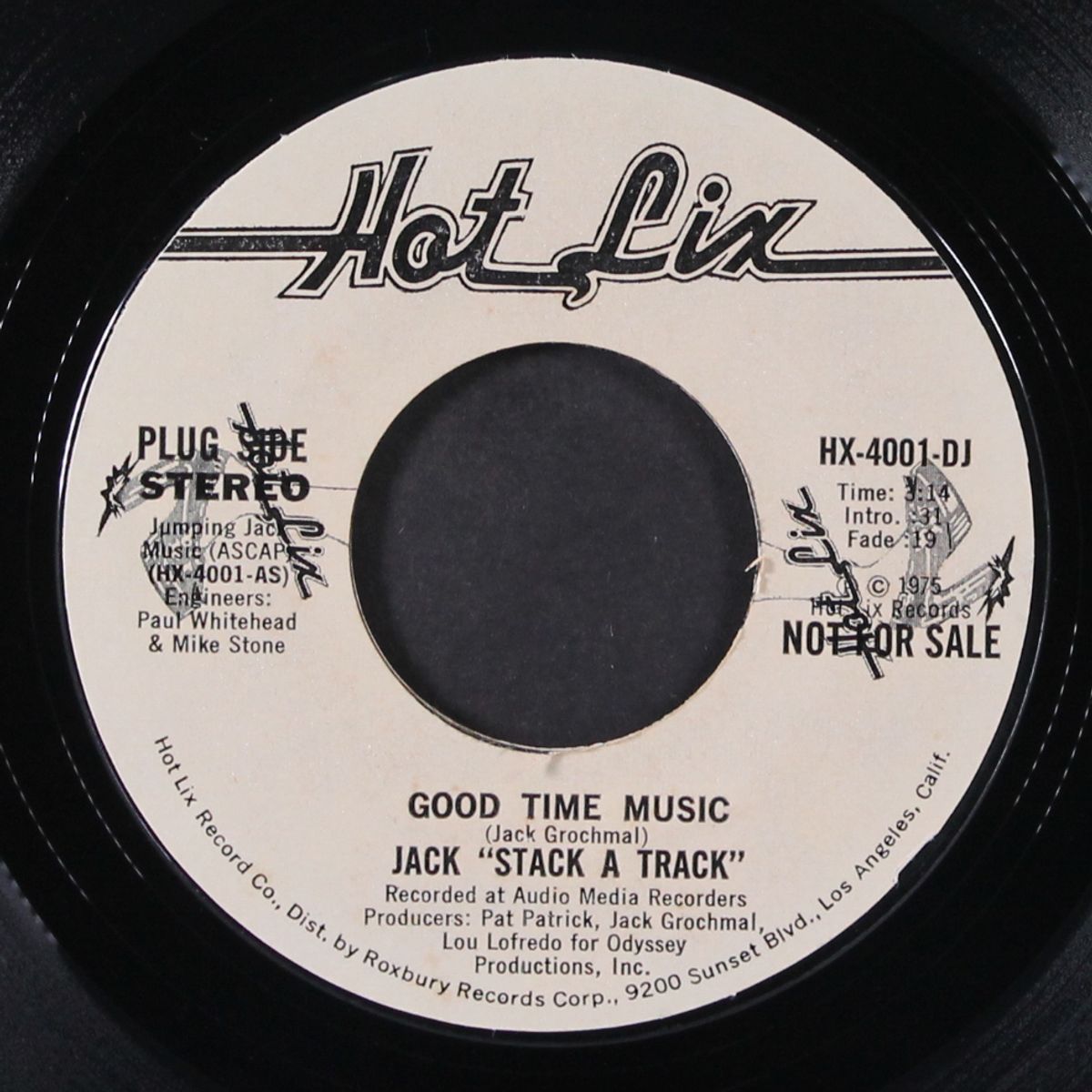good time music / mono by JACK 'STACK A TRACK'
