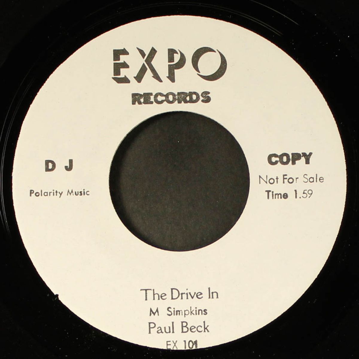 the drive in / i told you baby by PAUL BECK