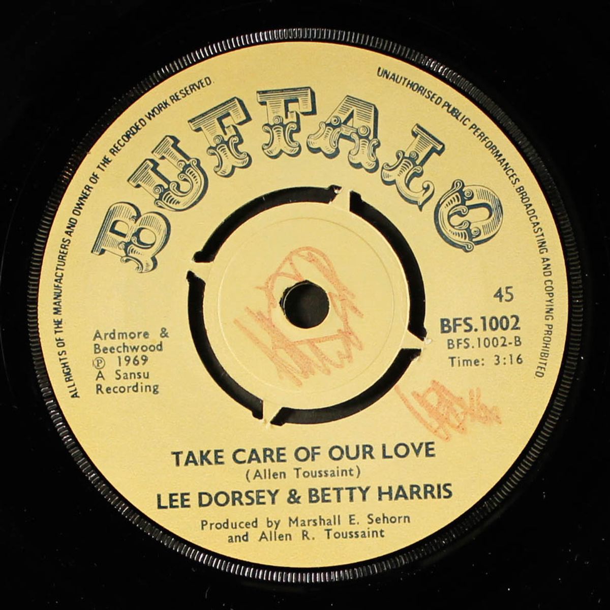 love lots of lovin' / take care of our love by LEE DORSEY & BETTY HARRIS