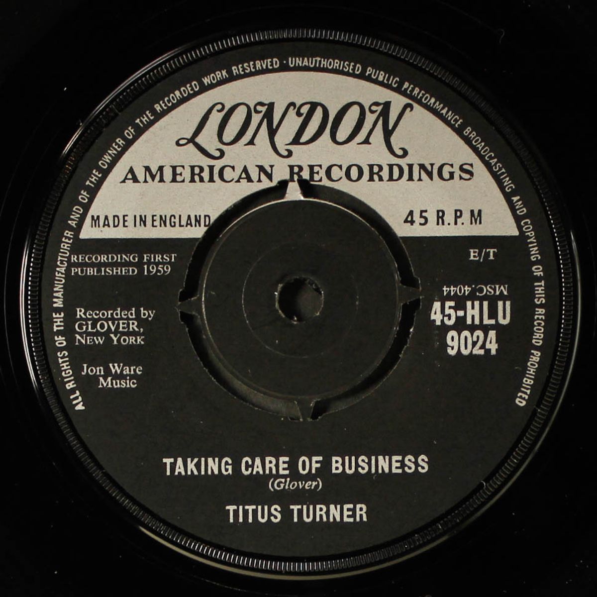 taking care of business / we told you not to marry by TITUS TURNER