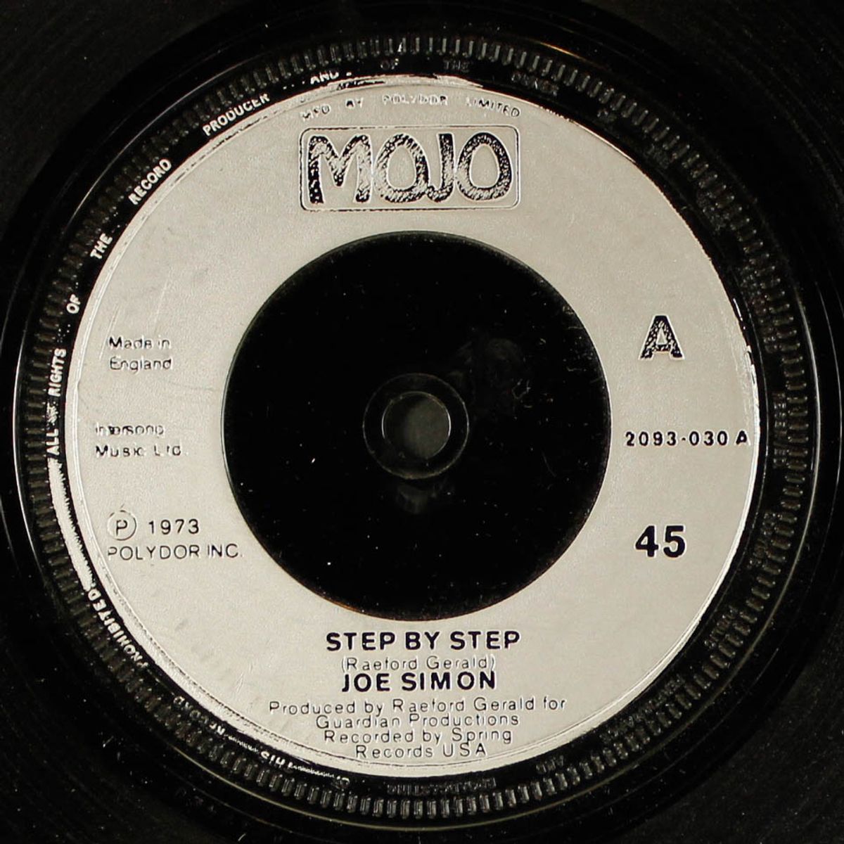 step by step / talk don't bother me by JOE SIMON