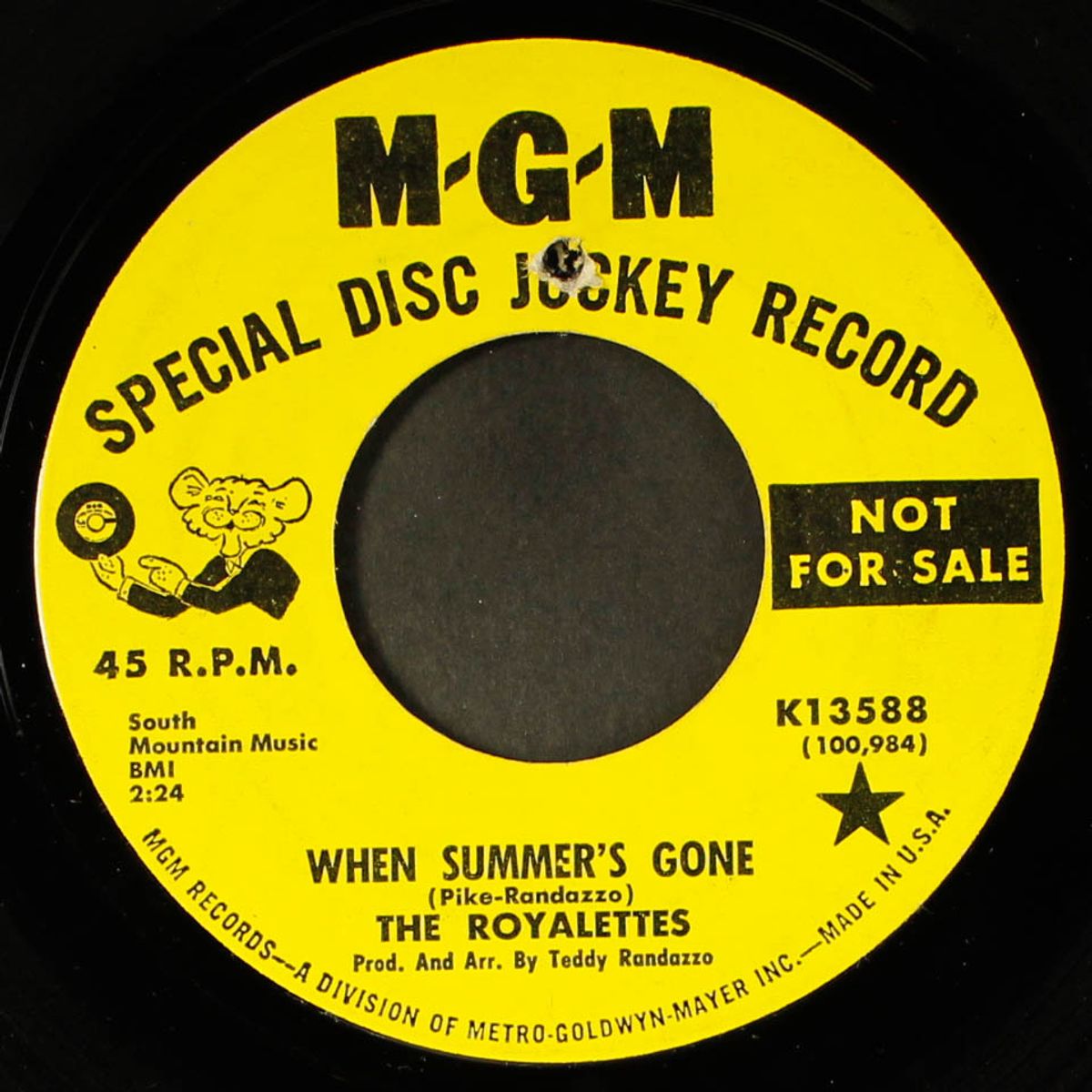 when summer's gone / love without an end by ROYALETTES