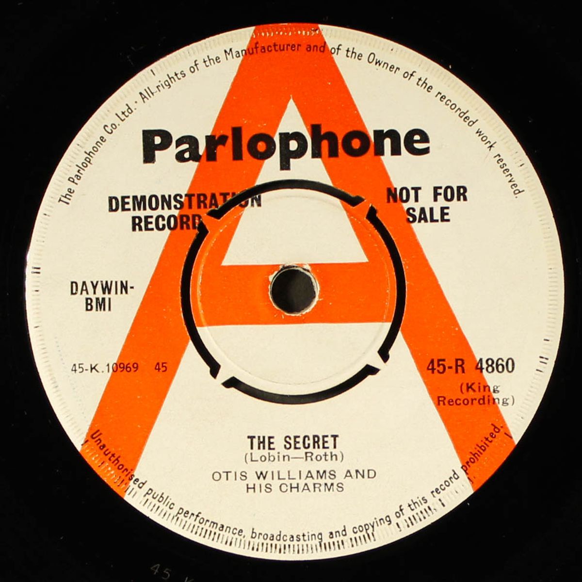 the secret / two hearts by OTIS WILLIAMS & CHARMS