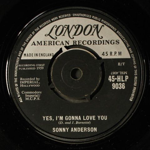 SONNY ANDERSON