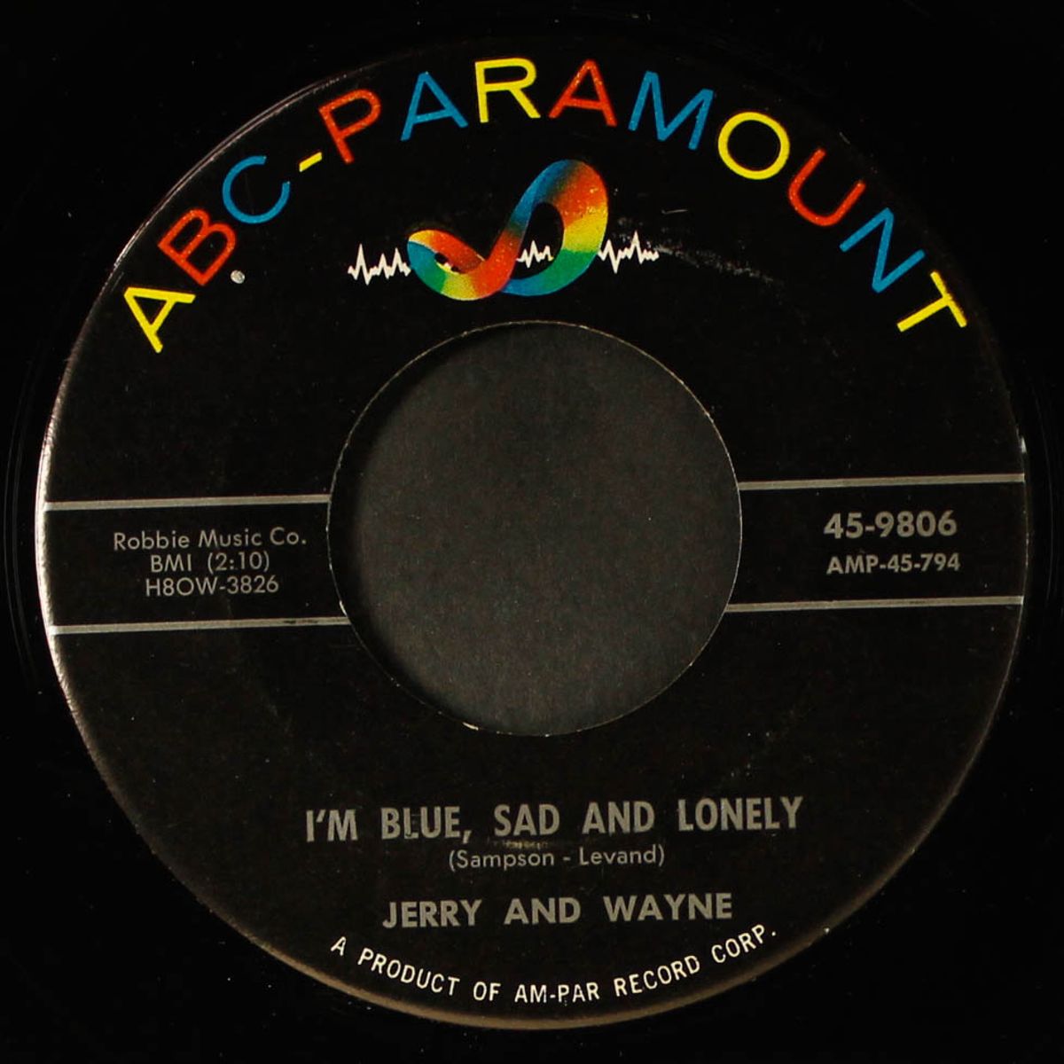 baby, baby, baby, be mine / i'm blue, sad and lonely by JERRY & WAYNE