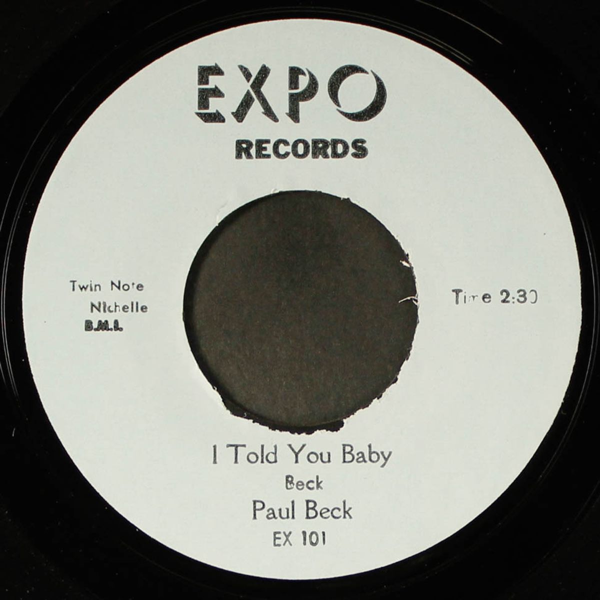 the drive in / i told you baby by PAUL BECK