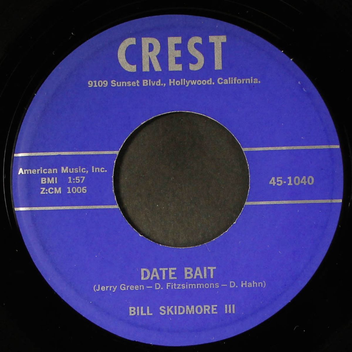 date bait / i'm out of my mind by BILL SKIDMORE III