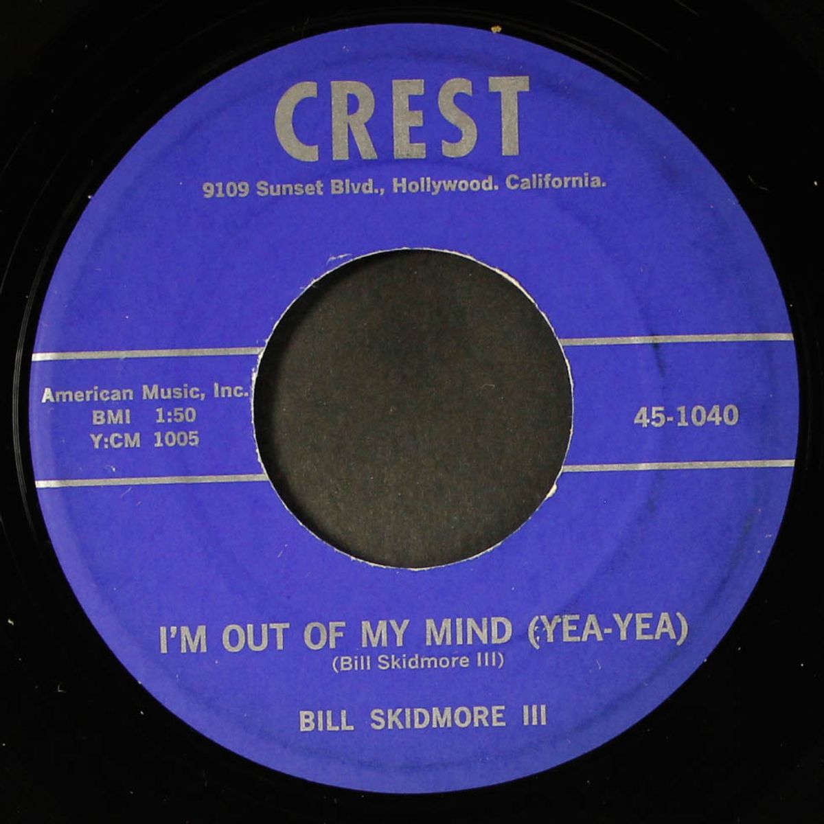 date bait / i'm out of my mind by BILL SKIDMORE III