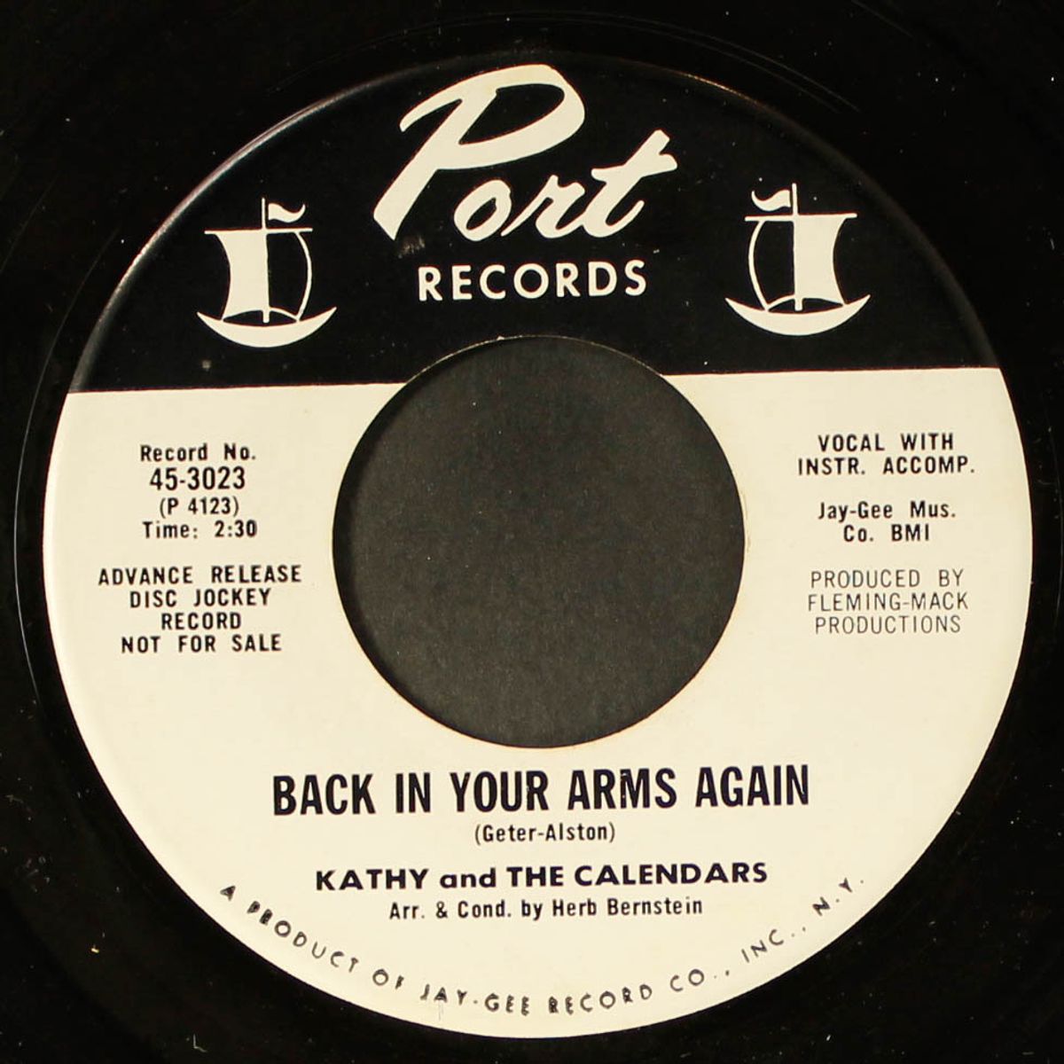 please don't go / back in your arms again by KATHY & CALENDARS