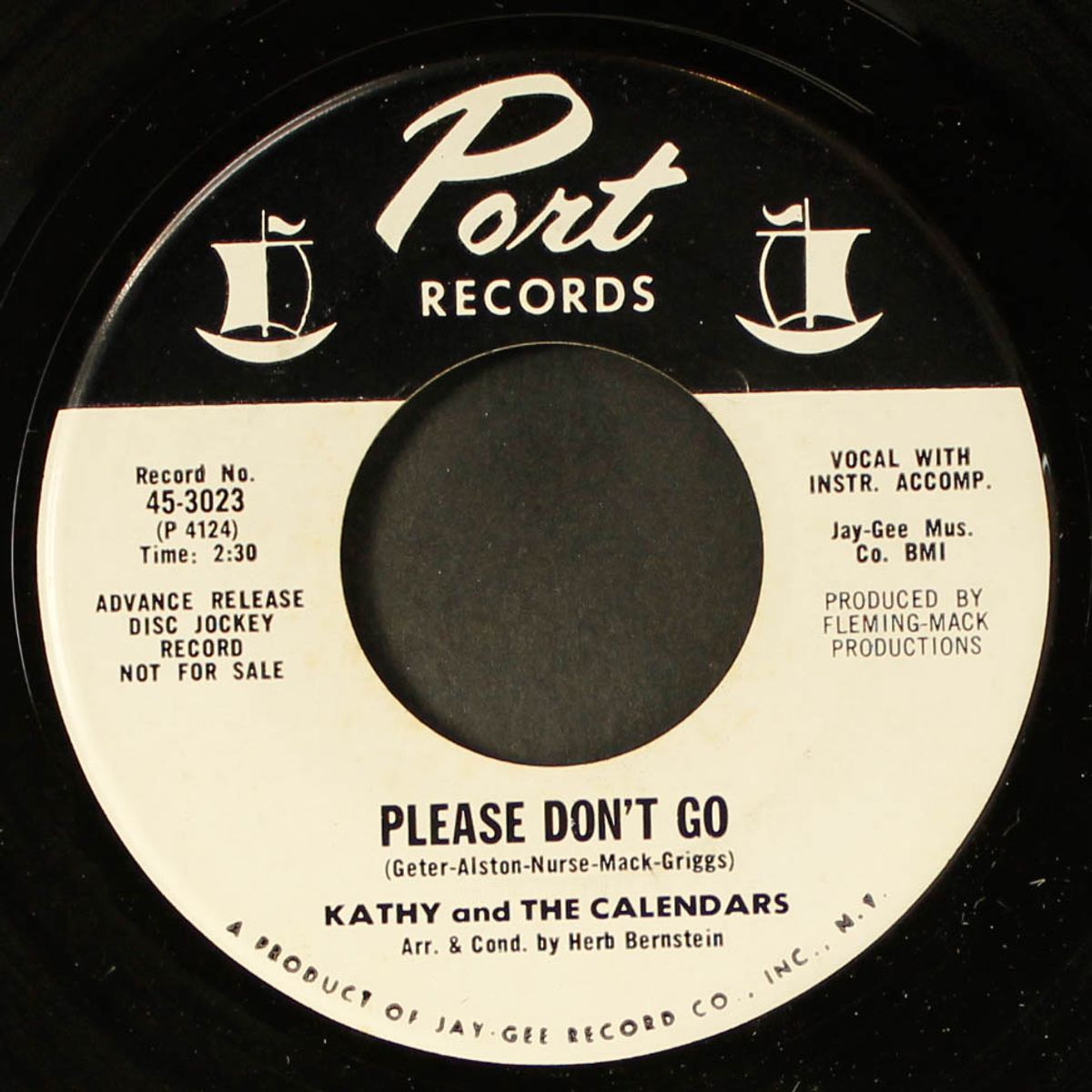 please don't go / back in your arms again by KATHY & CALENDARS