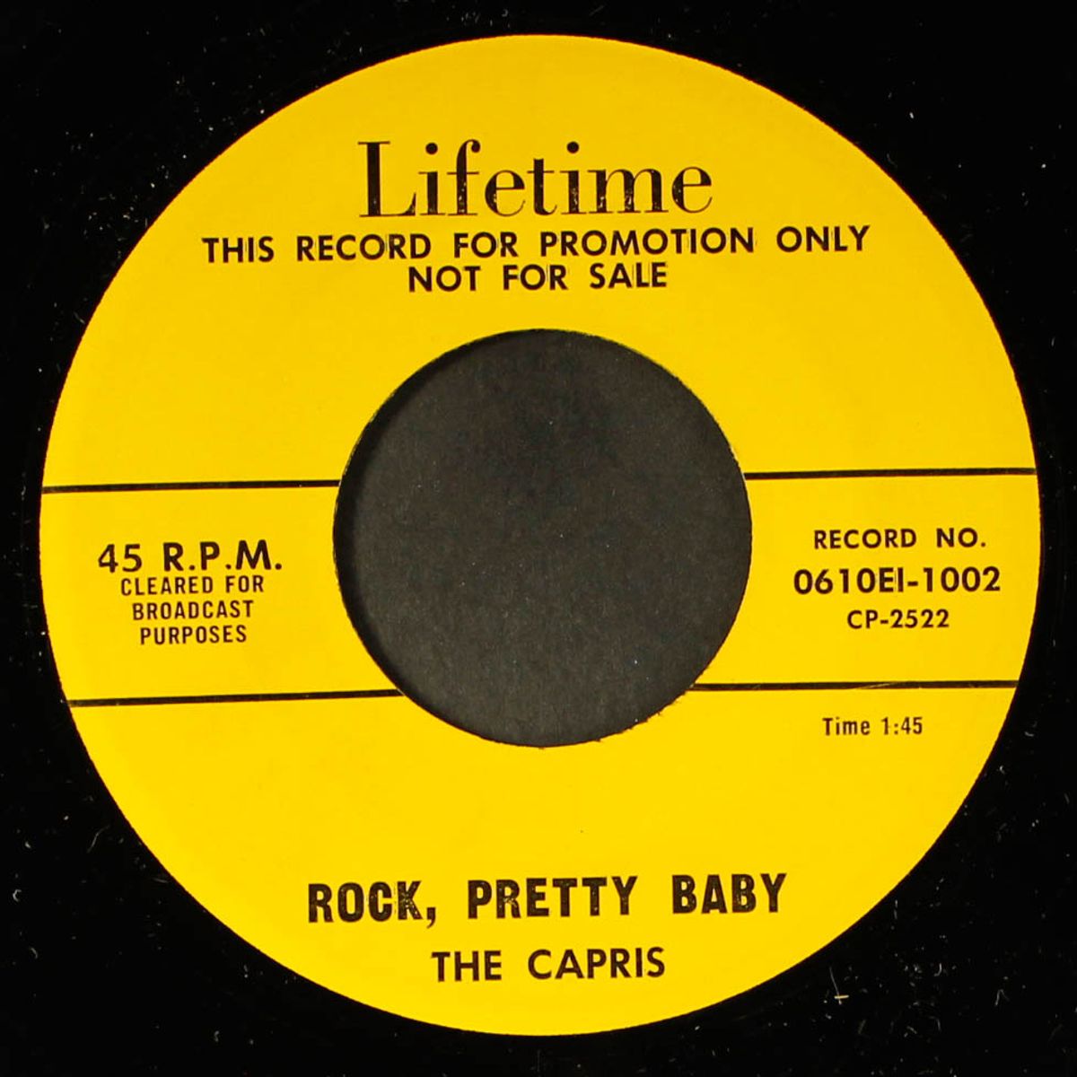 oh, my darling / rock, pretty baby by CAPRIS